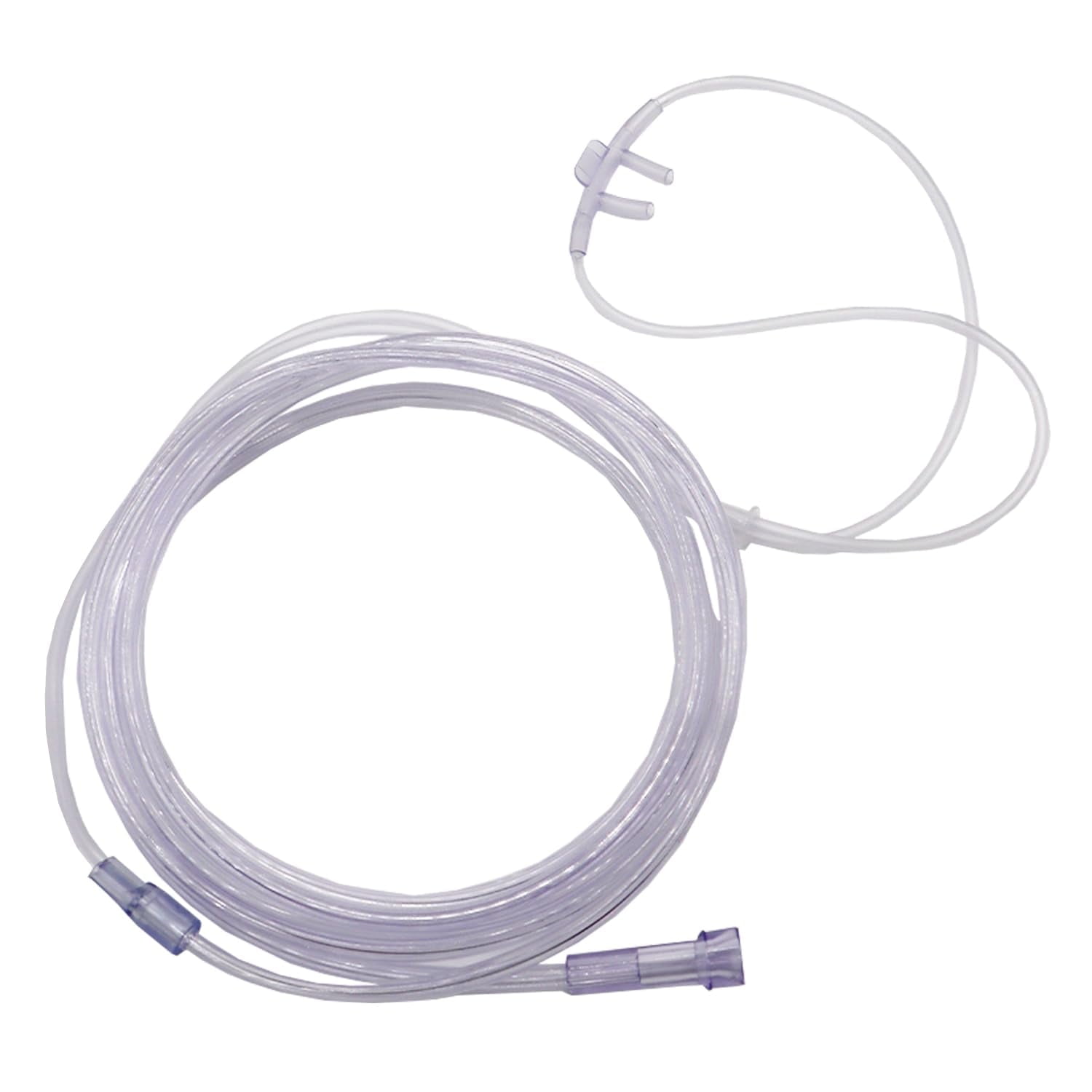 Henry Schein Nasal Cannula Oxygen for Adult Regular Tip 7' Tubing Nasal Disposable, Lightweight Tubing, 7 ft Tubing- 50/CS