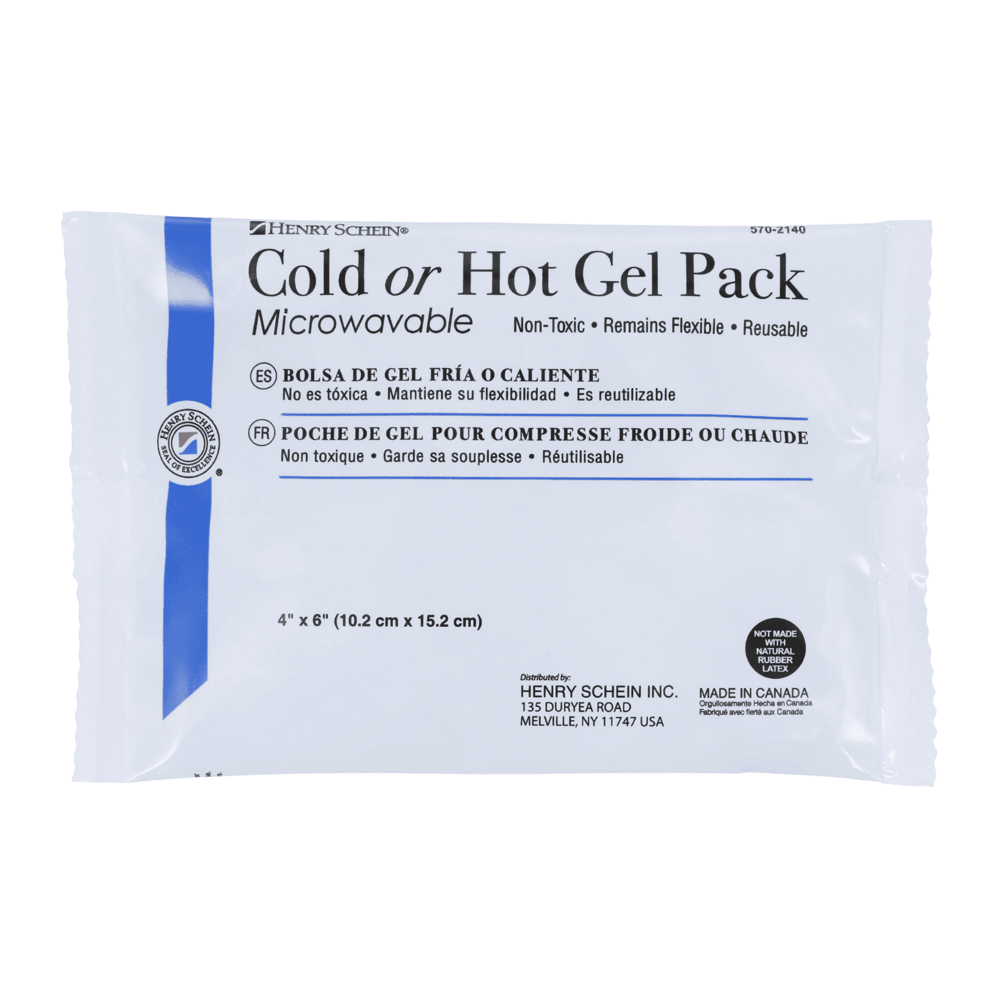 Henry Schein Reusable Hot and Cold Pack, 100 Pack (Case)
