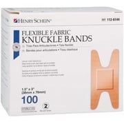 Henry Schein Lightweight Adhesive Bandage, Beige, 1.5 x 3, 100 Count, 1 Pack