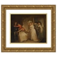 thumbnail image 1 of Henry Singleton 14x12 Gold Ornate Wood Frame and Double Matted Museum Art Print Titled - Scene from the Adventures of David Simple In&nbsp;Search of a Faithful Friend&nbsp;By Sarah Fielding, 1 of 4