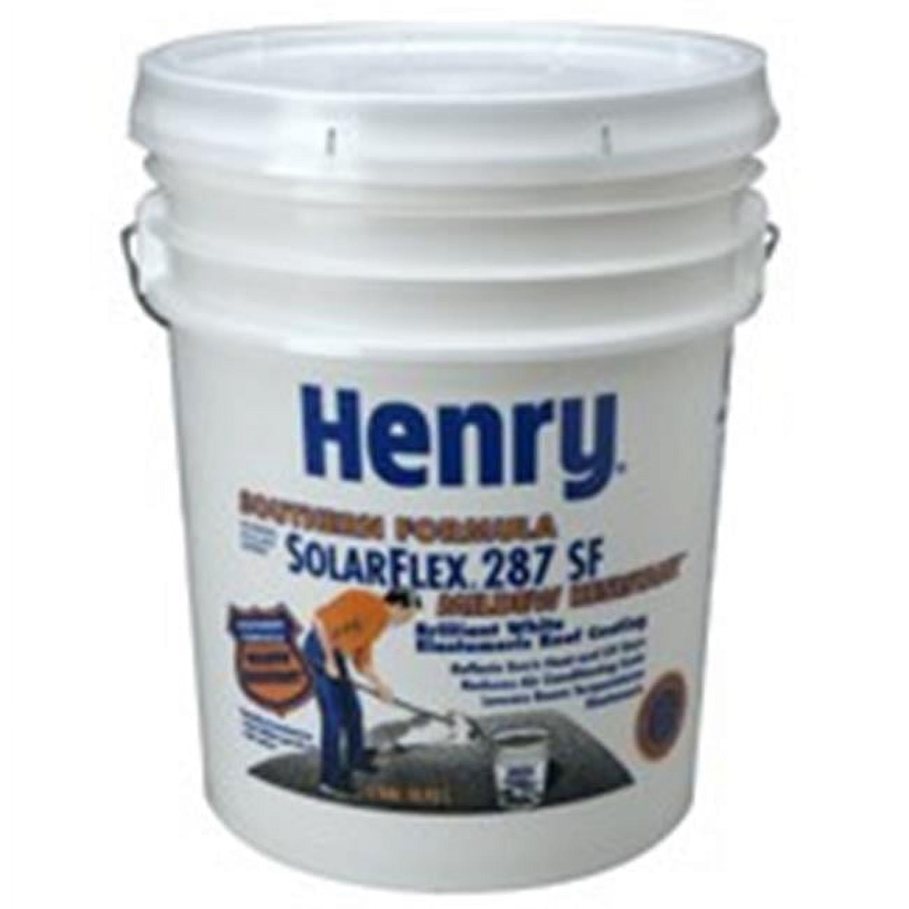 Henry Solar-Flex 287 Smooth White Elastomeric Roof Coating 4.75 Gal ...