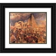 thumbnail image 1 of Henry Tonks 17x15 Black Ornate Wood Framed Double Matted Museum Art Print Titled - An Advanced Dressing Station in France, 1918, 1 of 5