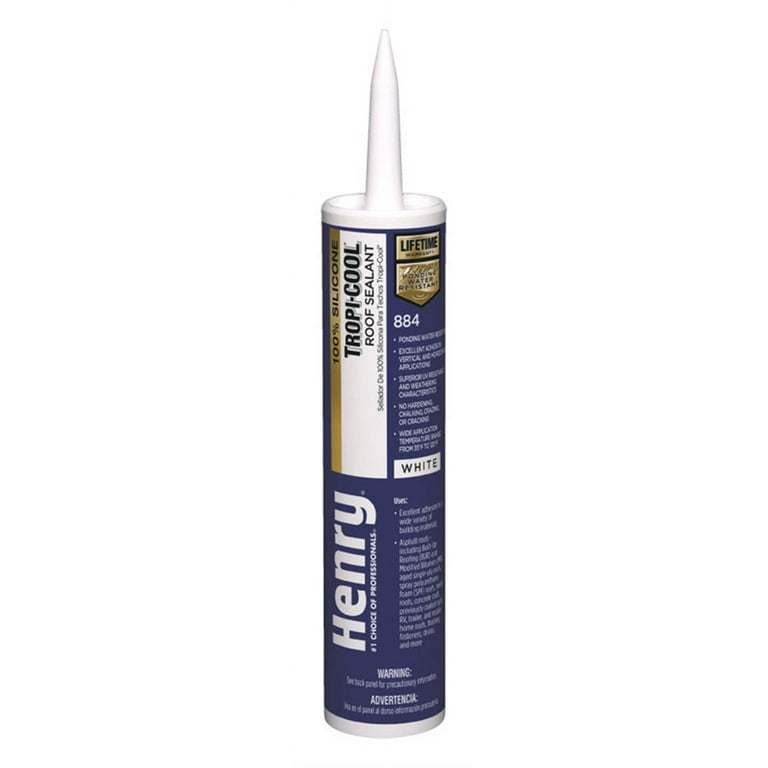 884 Tropi-Cool 100% Silicone Roof Sealant Caulk 10.1 fl. oz. 884 Tropi-Cool 100% Silicone Roof Sealant Caulk 10.1 fl. oz.