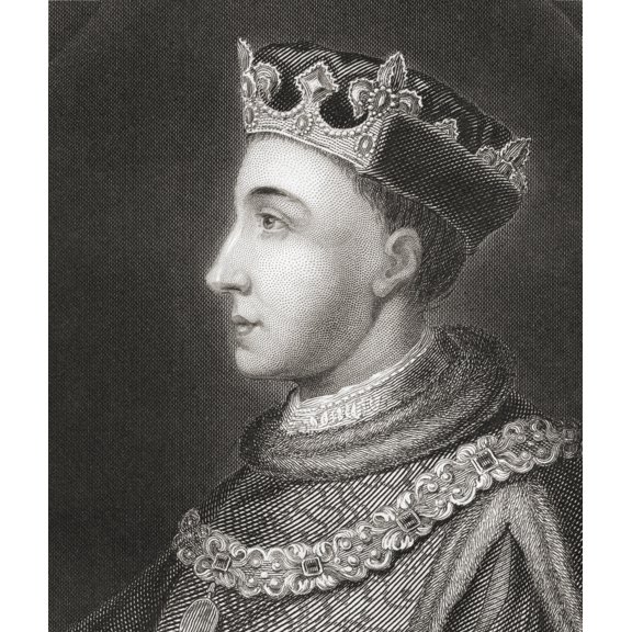 Henry V 1386 Canvas Art - Ken Welsh Design Pics (14 x 16)