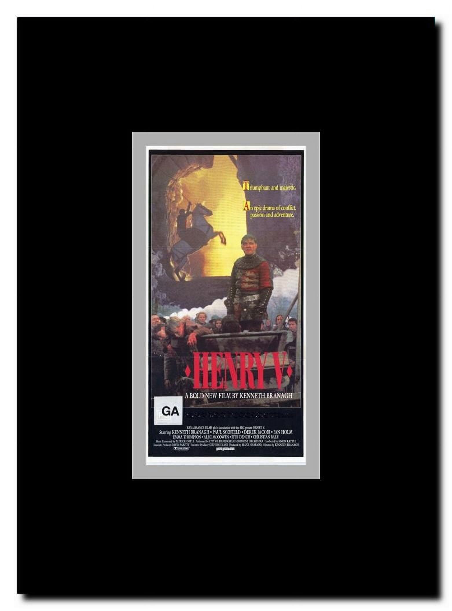 Henry V Framed Movie Poster