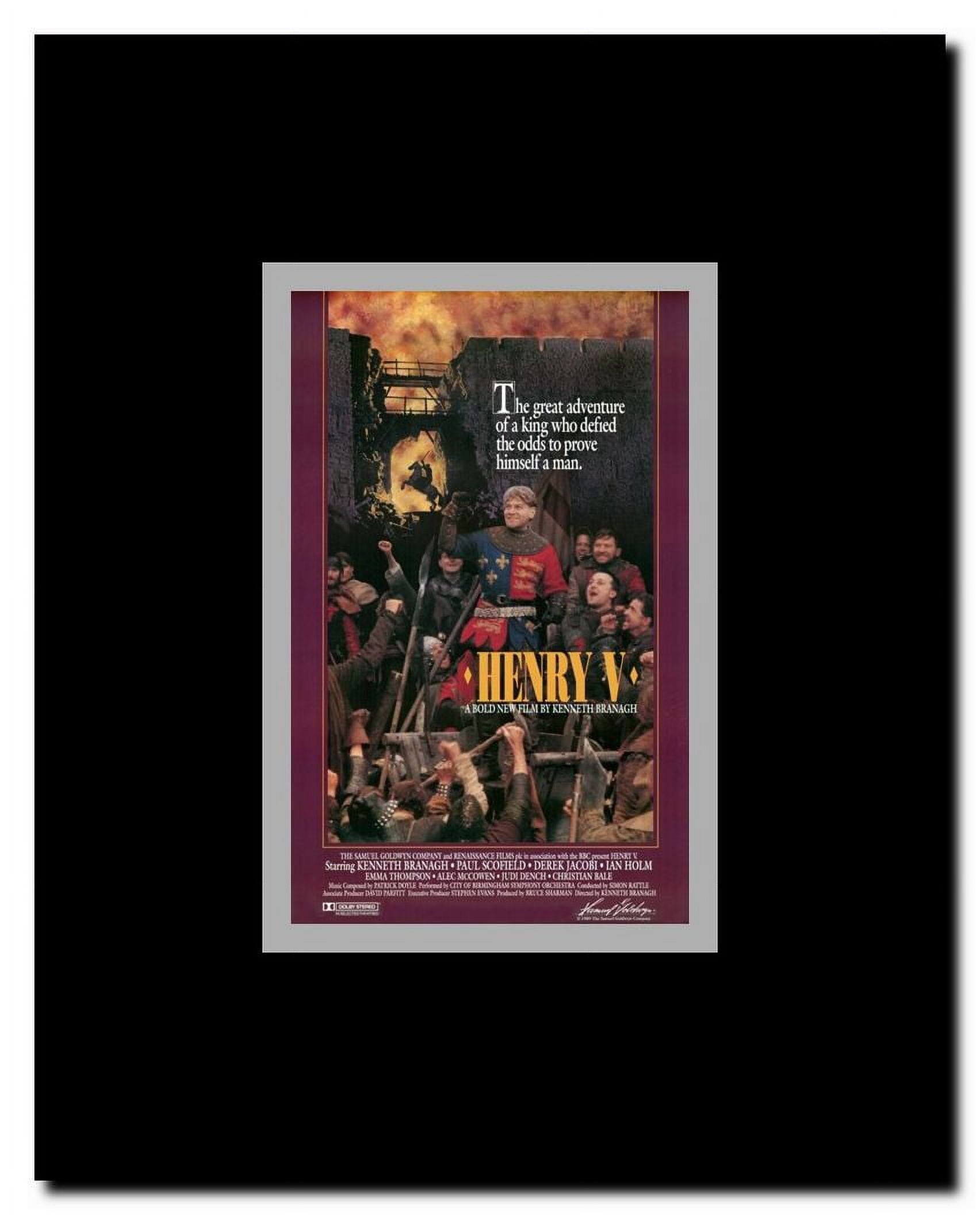 Henry V Framed Movie Poster