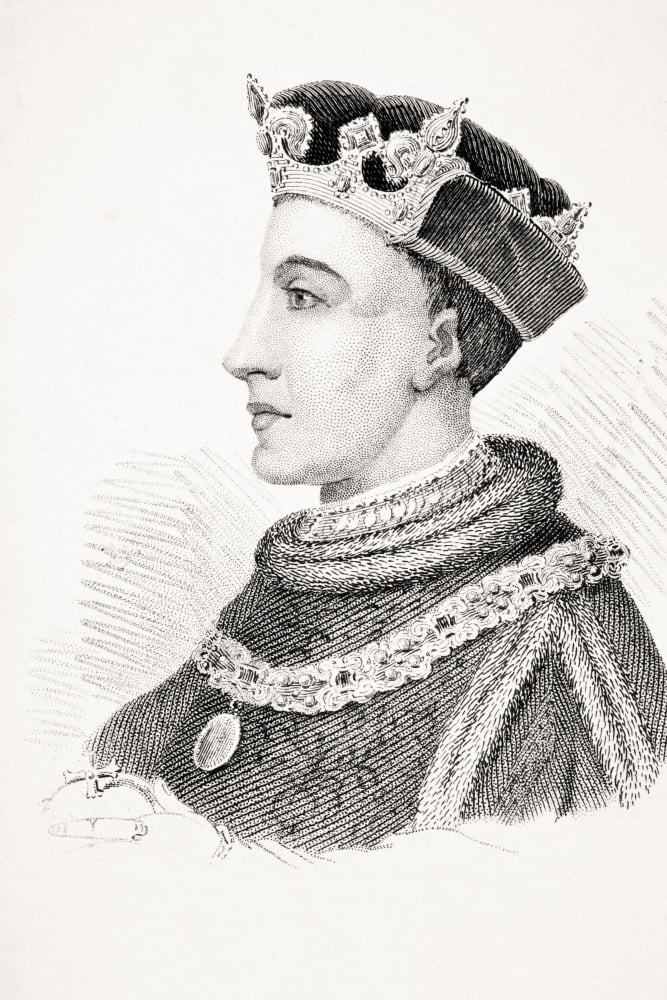 Henry V King Of England 1388-1422 From Old Englands Worthies By Lord Brougham And Others Published London Circa 1880s Canvas Art - Ken Welsh Design Pics (11 x 17)