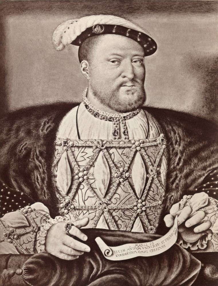 Henry Viii 1491 Canvas Art - Ken Welsh Design Pics (12 x 16)