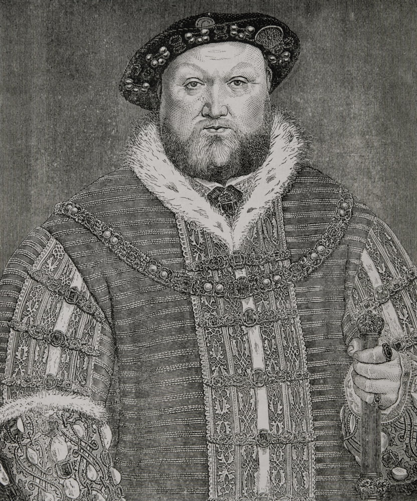 Henry Viii 1491 To 1547 King Of England After A Work By Hans Holbein The Younger Canvas Art - Ken Welsh Design Pics (13 x 16)