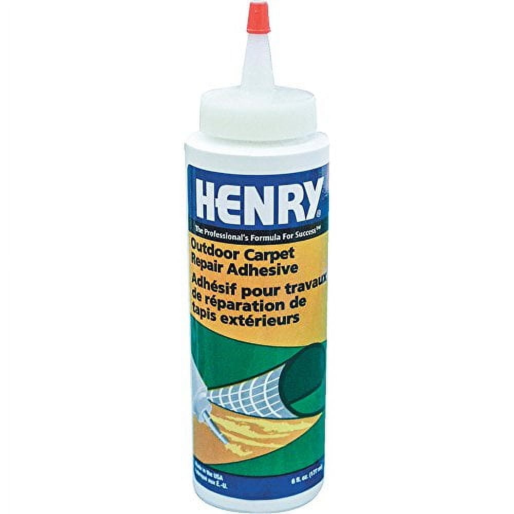 Henry, W.W 12221 6 Oz, Ready to Use Squeeze Bottle, Outdoor Carpet Repair Adhesive