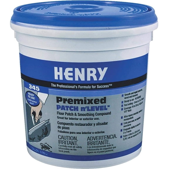 Henry, W.W. Co. 12064 Henry WW Company 12064 Gallon Pre-Mixed Floor Patch ARDEX LP 12064 GAL FLR, 1 Gallon, Gray, 128 Fl Oz, Pack of 2