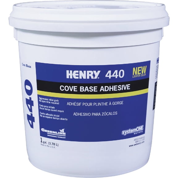 Henry Adhesives Cove Base Adhesive 12111 - Waterproof Construction Adhesive - 2 Pack, 12111 Gal