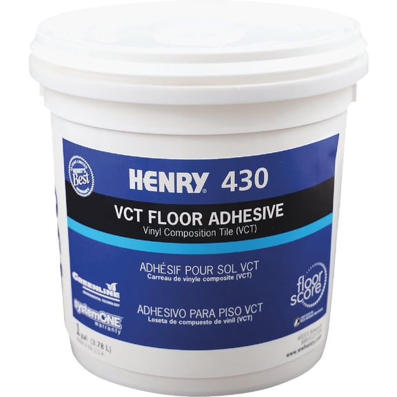 Henry Adhesives Vinyl Adhesive 430 - 1 Gal - Pack Of 2  Residential Use, Standard Application