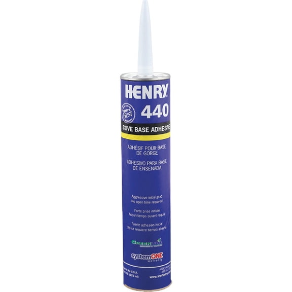 Henry, WW Company 12105 11OZ #440 Cove Adhesive - Pack of Four