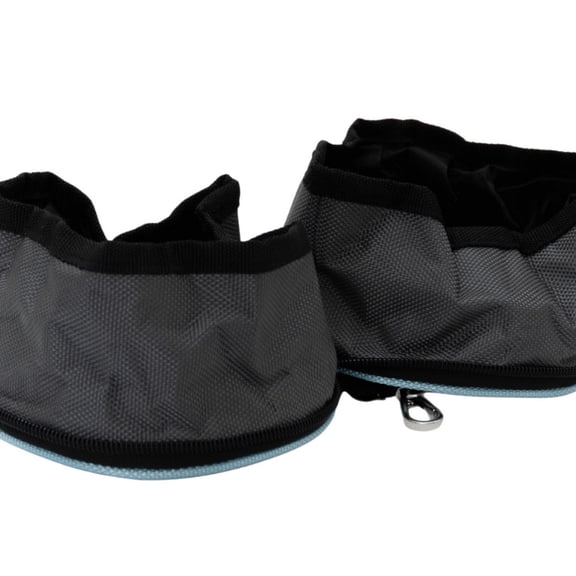 Henry Wag Snaffle Collapsible Dog Bowl Set (Pack of 2)