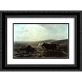 thumbnail image 1 of Henry William Banks Davis 2x Matted 24x20 Black Ornate Framed Art Print 'A Midsummer Night ', 1 of 2