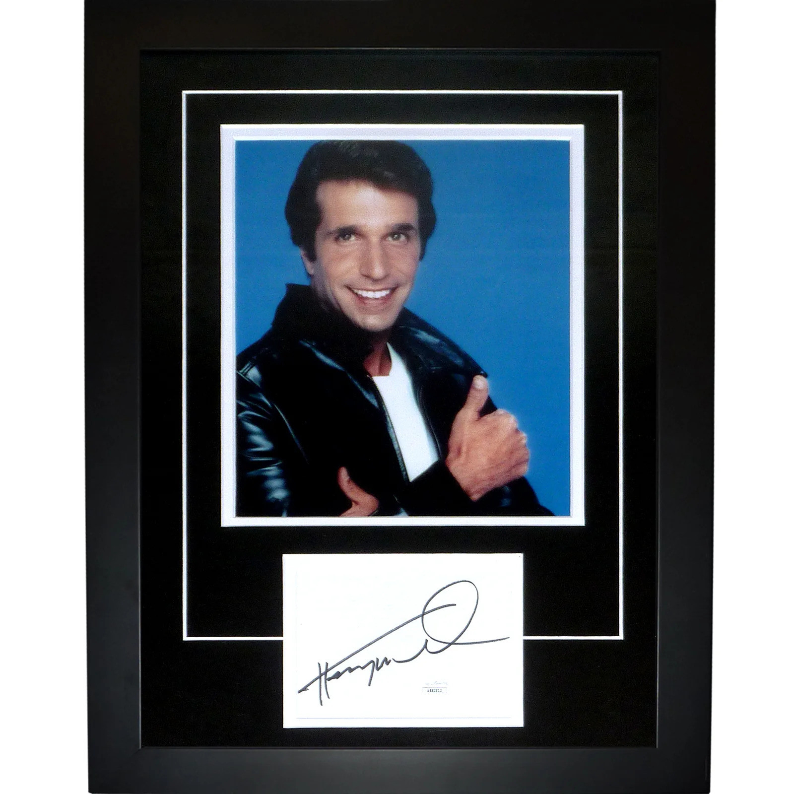 Henry Winkler Autographed Happy Days Signature Series Frame JSA