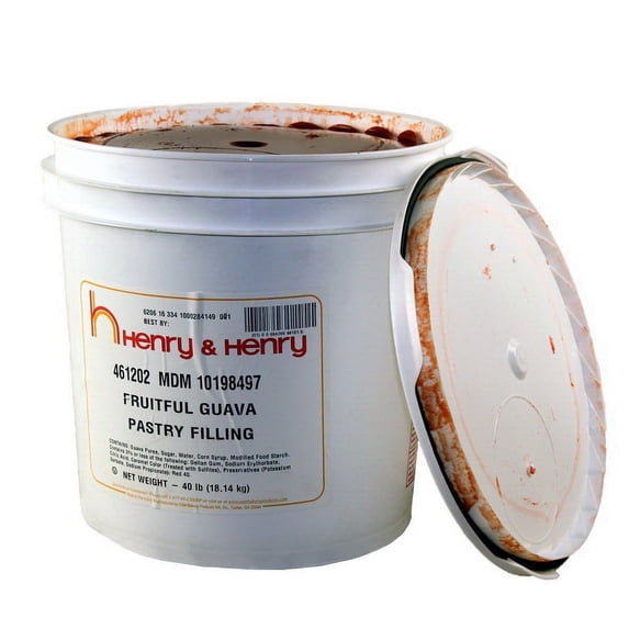 Henry and Henry Fruitful Guava Pastry Filling, 40 Pound Per Case