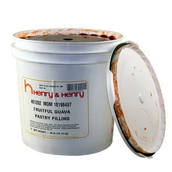 Henry and Henry Fruitful Guava Pastry Filling, 40 Pound Per Case