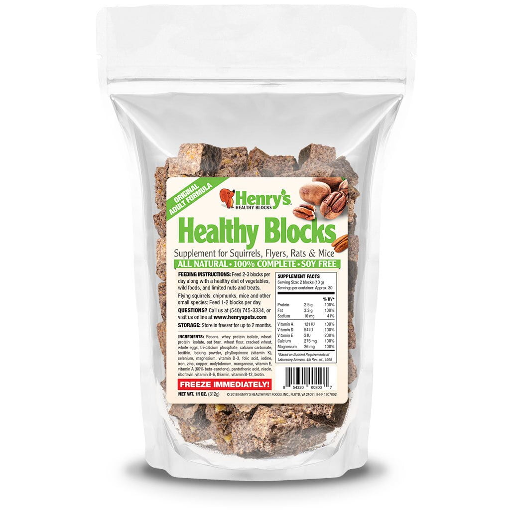 Henry's Healthy Blocks Wild Feed Animal Nutrition for Squirrels