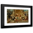 thumbnail image 1 of Henryk Siemiradzki 24x17 Black Modern Framed Museum Art Print Titled - Stage Curtain in the Krakow Theatre, Sketch (1893-1894), 1 of 5