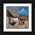 thumbnail image 1 of Henryk Szczygliński 12x12 Black Ornate Wood Framed Double Matted Museum Art Print Titled: Country Road (1902), 1 of 5