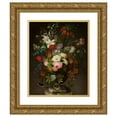 thumbnail image 1 of Henryka Beyer 20x24 Gold Ornate Framed and Double Matted Museum Art Print Titled - Flowers (ca 1827), 1 of 4