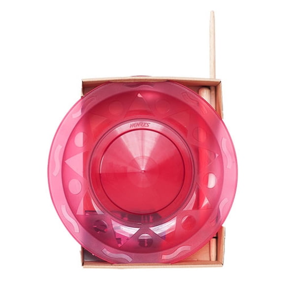 Henrys Juggling Plate Set - Spinning Plate with Hand Sticks (Pink)