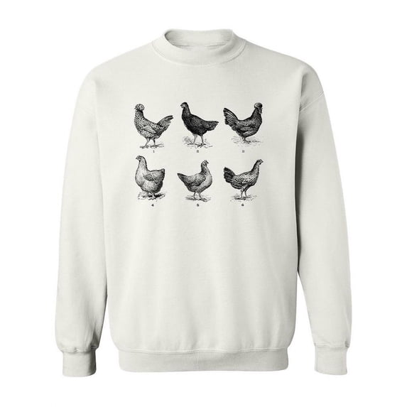 Hens Sweatshirt Women -Image by Shutterstock, Female Small