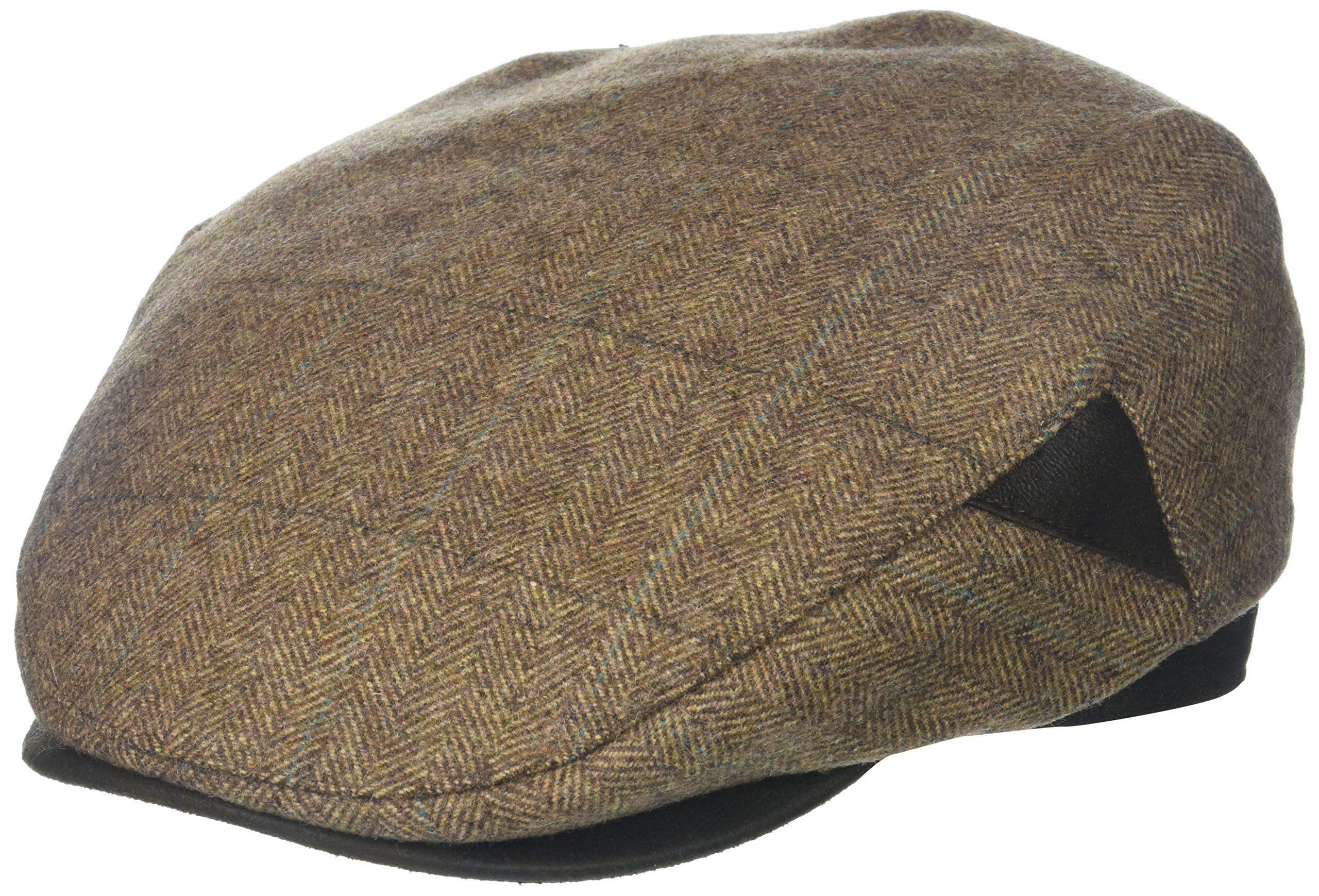 Wool Cap Henschel Men's Wool Blend Plaid Ivy Hat With Quilt Lining