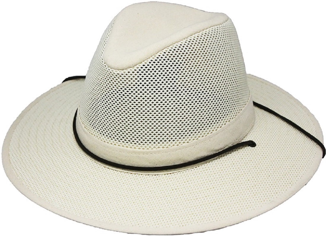 Henschel Aussie Breezer Hat – Cotton Mesh Sun Hat For Fishing, Hiking, Golf & Outdoor Sun Protection