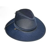 Henschel Aussie Breezer Original Made in USA Cotton Mesh Hat 5312 / 5310 from Miami Hat Shop, UPF50+, Packable Navy, Medium
