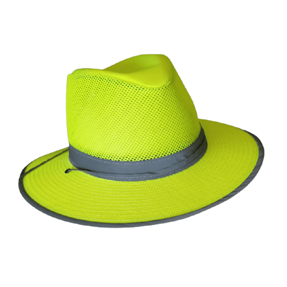 Henschel Aussie Breezer Original Made in USA Cotton Mesh Hat 5312 / 5310 from Miami Hat Shop, UPF50+, Packable (Neon, Small)