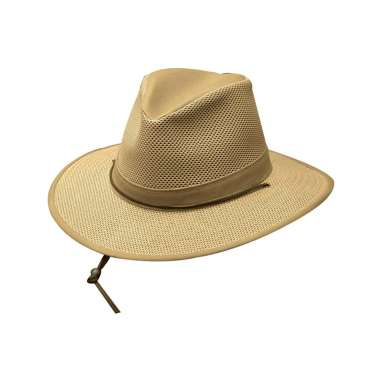 Henschel Hats Aussie Breezer 5310 Cotton Mesh Hat Medium Khaki 