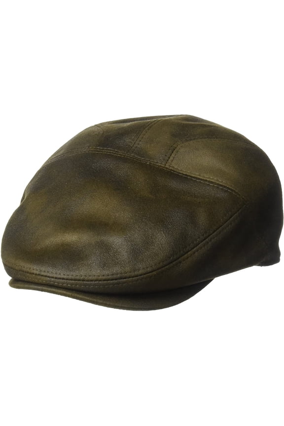 Henschel Mens Faux Ultra-Suede Leather New Shape Ivy Hat