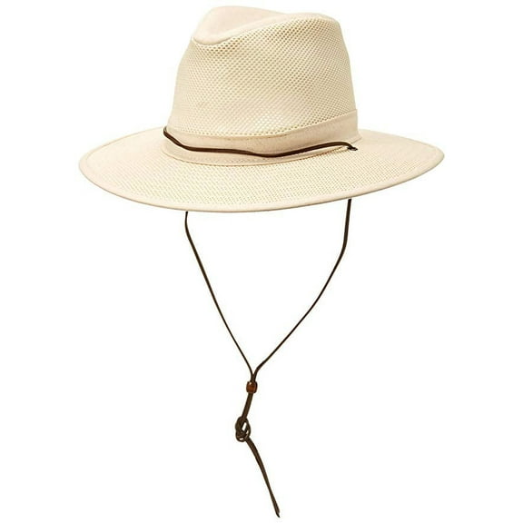 Henschel  Polycotton Packable Mesh Breezer Safari Hat (Men)