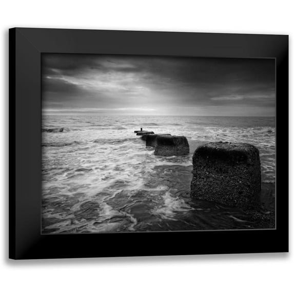 Henson, Martin 14x12 Black Modern Framed Museum Art Print Titled - Blocks