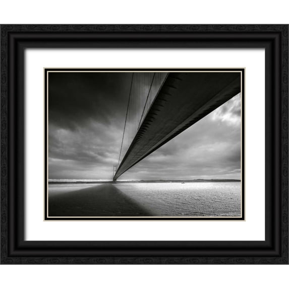 Henson, Martin 14x12 Black Ornate Wood Framed with Double Matting Museum Art Print Titled - Shadow
