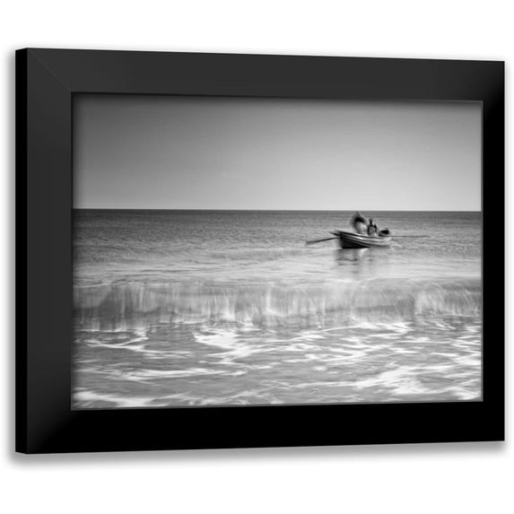 Henson, Martin 18x15 Black Modern Framed Museum Art Print Titled - The Fishermen