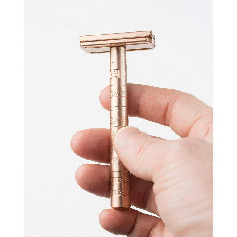 Henson Shaving Aluminum AL13 Mild DE Safety Razor-Copper - Walmart.com