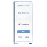 Henson Shaving - Stainless Double Edge Razor Blade by RK Shaving - 50 pack