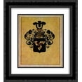thumbnail image 1 of Heorhiy Narbut 2x Matted 20x24 Black Ornate Framed Art Print 'Family Coat of Arms of Narbut family', 1 of 2