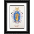 thumbnail image 1 of Heorhiy Narbut 2x Matted 20x24 Black Ornate Framed Art Print 'Small coat of arms the Ukrainian State', 1 of 2