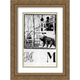 thumbnail image 1 of Heorhiy Narbut 2x Matted 20x24 Gold Ornate Framed Art Print 'Sheet 'M' from the album 'Ukrainian alphabet'', 1 of 2