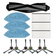 Hepa Filter Side Brush For Ecovacs Deebot Ozmo U2/ Dgn22 Vacuum Kits