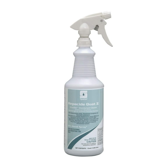 Hepacide Quat II Disinfectant Spray - Qt, RTU, 12/cs