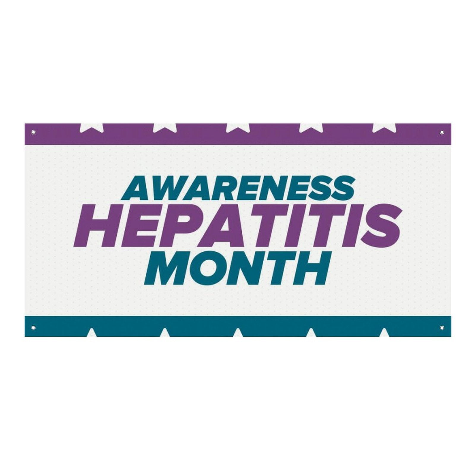 Hepatitis Awareness Month Banners Flag Hanging Backdrop Sign Wall ...