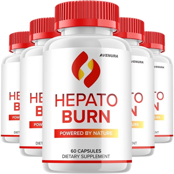 Hepato Burn Advanced Formula, Maximum Strength, 5 Pack, 300 Capsules