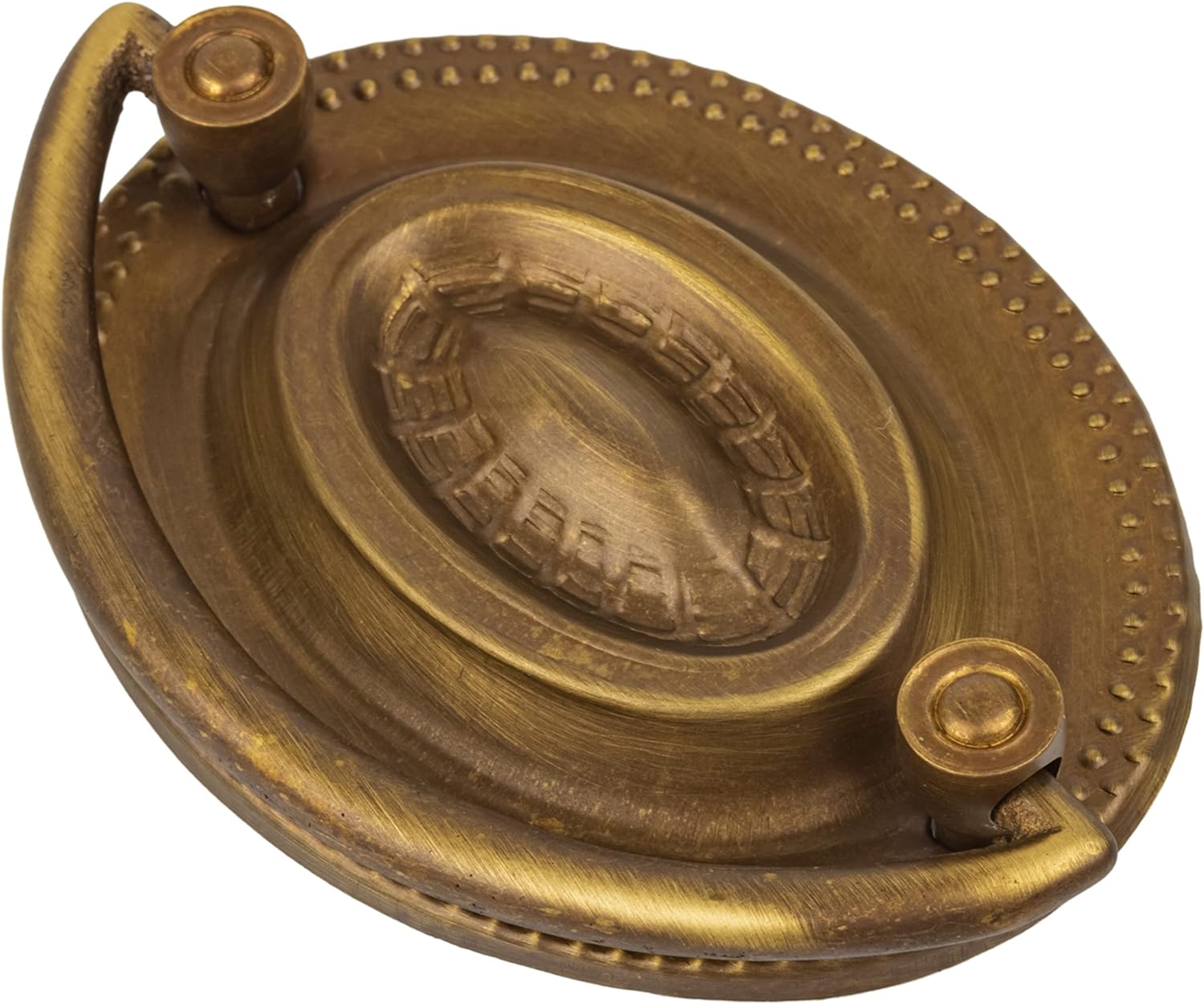 Hepplewhite Antique Brass Drawer Bail Pull Centers 21/2" Handle