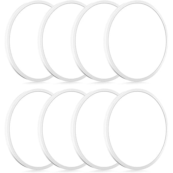 HOVMAP Flush Mount Light, 8 PC LED Flush Mount Ceiling Light Fixture 18W Adjustable Low Profile Ceiling Lights, Round, Dimmable Ceiling Light, Kitchen Lighting Fixtures Ceiling, 9" White 5CCT